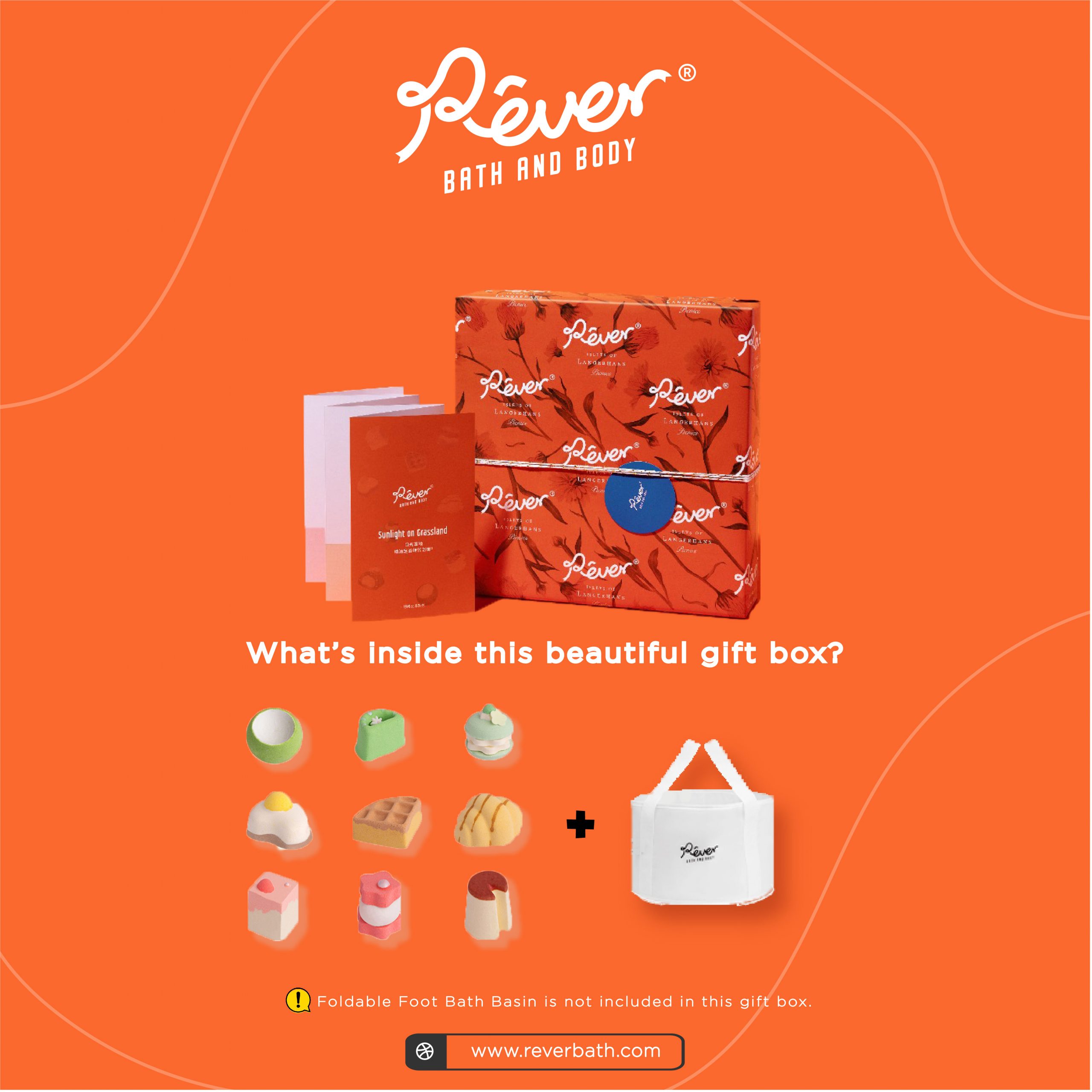 Red Blessing Foot Spa Gift Set with Foot Basin - Image 2