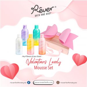 BE MY VALENTINE Shower Mousse Set